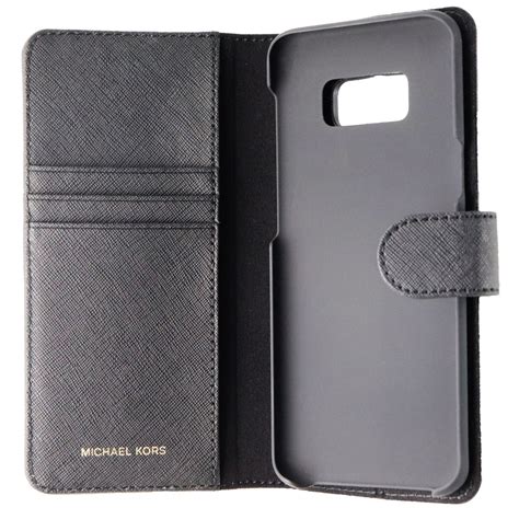 michael kors s8 plus case|Michael Kors Saffiano Leather Folio Wallet Case for Galaxy S8 .